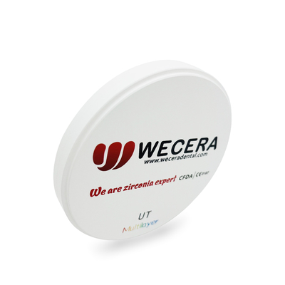 Wecera 600 MPA Dental Zirconia Disc A1 D98*14mm UT Multilayer Color