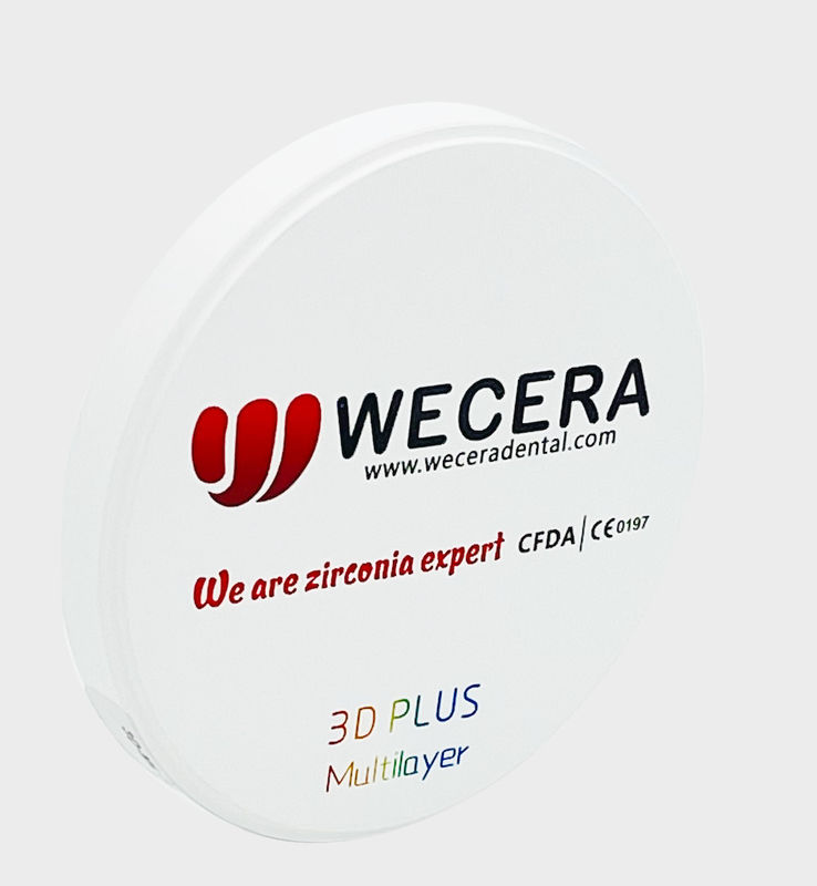 1500C Sintering Temperature 3D Multilayer Zirconia with High Translucency