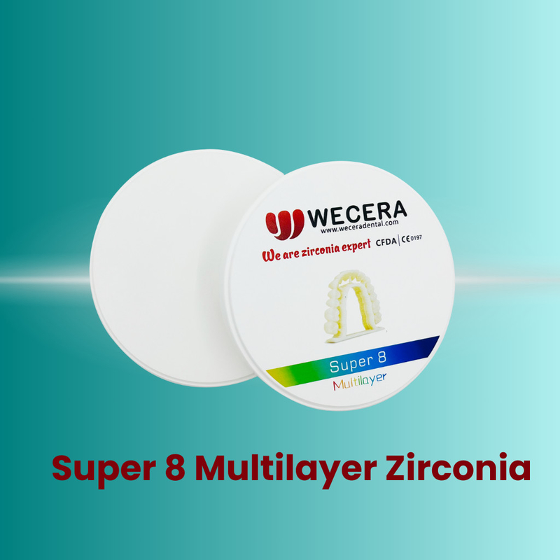 High Density 6.0-6.3g/cm3 Pre-Shaded Zirconia for Dental by Amann Girrbach System